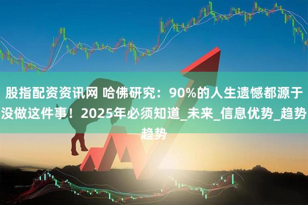 股指配资资讯网 哈佛研究：90%的人生遗憾都源于没做这件事！2025年必须知道_未来_信息优势_趋势