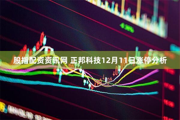 股指配资资讯网 正邦科技12月11日涨停分析